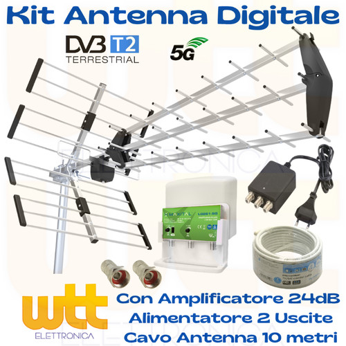 Kit antenna amplificata - kit,
