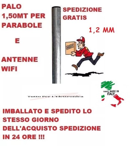 Palo antenna diametro - antenna, 1,5m