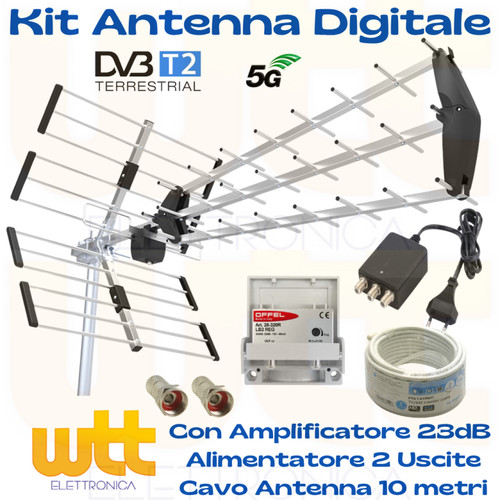 Kit antenna amplificata - kit,