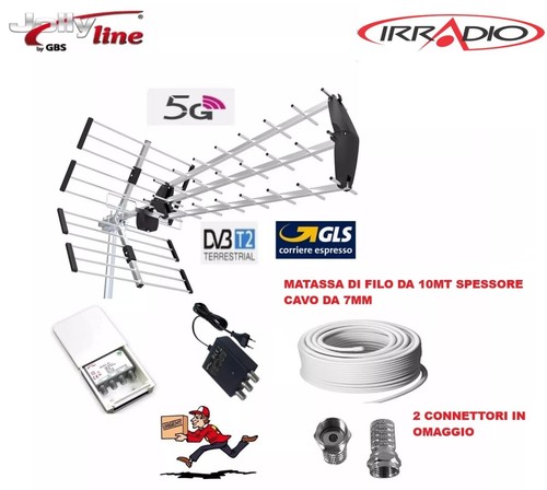 Kit antenna amplificata - tv,